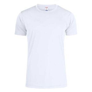Clique Mens Basic Active T-Shirt / White